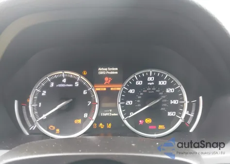 2015 Acura Tlx V6 Advance z USA, uszkodzony, nr VIN 19UUB2F73FA012630